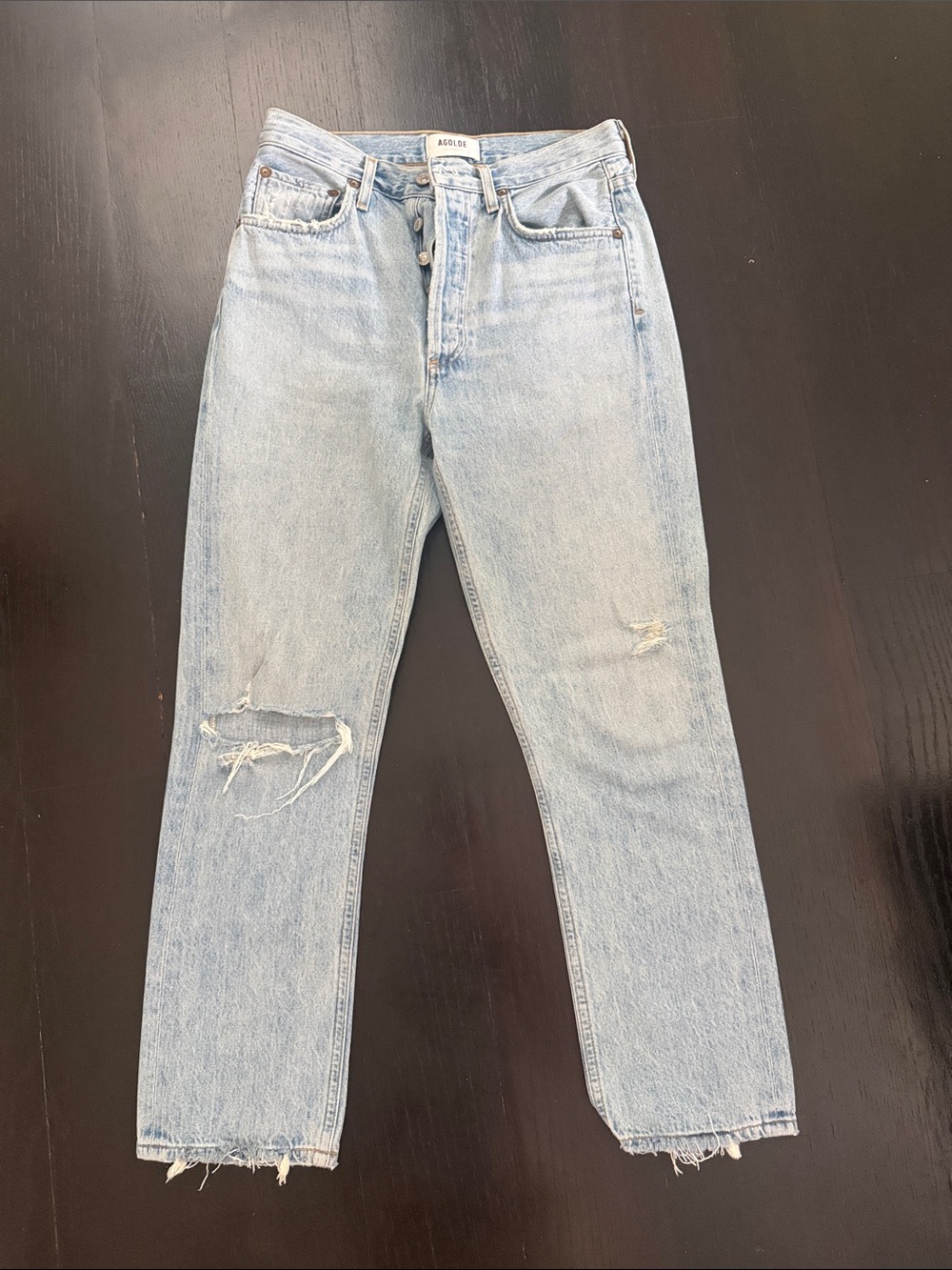 Agolde Riley jeans size 26 - Picture 3 of 5